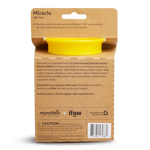 Munchkin® Miracle® 360 Wildlove Sippy Cup, 9 Oz, Giraffe...