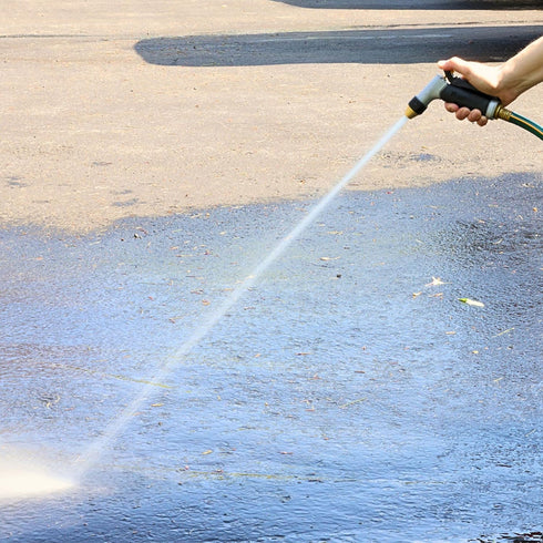 Melnor 65091-AMZ Dual Pack Metal Nozzles with QuickConnect Product Adapter Set, Multi-Pattern and Adjustable, Black, Silver...