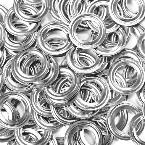 500pcs Grommets 1/4 Inch (6mm) Washers and Grommets Kit for Grommet Tool, Banner & Posters Metal Grommets Eyelets for Fabric Clothes Leather Belt ...