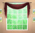 Today's Curtain Emelia Original Voile Scarf 144", Burgundy, 45" W x 144" L...