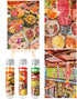 Small Jigsaw Puzzles for Adults 150 Pieces Japanese Barbecue Restaurant Mini Jigsaw Puzzles Challenging Mini Puzzles Delicious Food Tiny Jigsaw Pu...