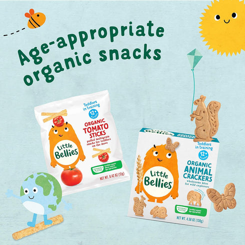 Little Bellies Organic Tomato Sticks, 0.42 Ounce Bag (Pack of 7)...