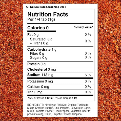 The Spice Lab Taco Seasoning - All Natural, Gluten Free Taco Seasoning Mix - 4.5 oz Shaker - Perfect Non GMO - Spicy Mexican & Fajita Mix - 7051...