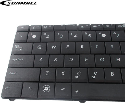 Keyboard Replacement Without Frame Compatible with Asus n53 k54l x55 x55u x55a x54c x54h x55vd x55c f55 f75 R500D R500DE R500N Series Laptop Black...