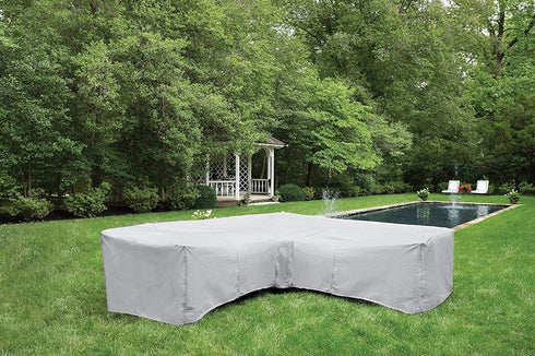 Protective Covers Inc. Modular Sectional Sofa Cover, Extension Piece, 12"W x 40"D x 32"H, Gray - 1260...