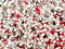 SBN Craft Supplies 50 gram Silent Night Christmas Fake Sprinkles Fake Christmas Sprinkles Polymer Clay Cute Christmas Holiday Fimo Slices for Deco...