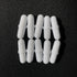 Magnetic Stir Bars,10 Pcs PTFE Magnetic Stirrer Mixer Stir Bar, 20 mm/ 0.8 Inch White Laboratory Stirrer Mixer Bar (10)...