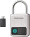 Fingerprint Padlock, Smart Padlock with USB Charging Support, Fingerprint Lock, Biometric Lock Suitable for Luggage, Bookcase, Suitcase, Backpack,...