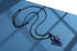 XIANNVXI Healing Crystal Stone Pointed Necklace Adjustable Black Rope Natural Gemstone Pendant Necklaces Jewelry for Men Women...