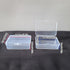 Clear Plastic Storage Box, Beads Container With Hinged Lid Hardware Supplies (6pcs,8.5 * 6.*2.5cm)...
