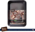 Baker's Secret Nonstick Roaster Pan 15" x 9" Curved Corners, 0.9mmm Thick Carbon Steel Oven Roasting Pan 2 Layers Food-Grade Coating, Non-stick Pa...