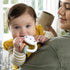 Ingenuity Soothing Sheppy Baby Teether Toy with Activity Rings, BPA-Free Silicone, Ages 3 Months+, Unisex...