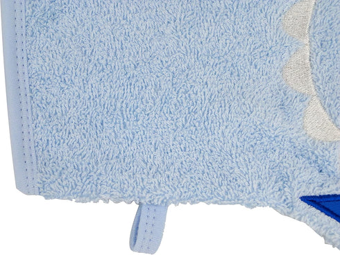 JN&LULU Baby Organics Bath Mitt Toddlers Bath Cotton and Soft Scrub Bathing Loofah Baby Shower Gifts (Shark)...