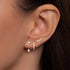 Stud Earrings for Women, Dainty Gold Earrings Set 14k Gold Plated Small Hoop Earrings for Women Hypoallergenic Earring Sets for Multiple Piercing ...