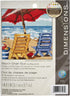 Dimensions 07223 Needlepoint Kit, Beach Side View Needlepoint Set, 5" W x 5" H...