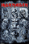 Trends International Iron Maiden - Grid Wall Poster, 14.725" x 22.375", Premium Unframed Version...