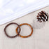 FIBO STEEL 2-10Pcs 8-11mm Wood Beaded Bracelet for Men Buddhist Beads Elastic...