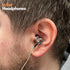 sephia SP3060 Wired Headphones, HD Bass Driven Audio, Lightweight Aluminum Wired in Ear Earbud Headphones, S/M/L Ear Bud Tips, Earphone Case, 3.5m...