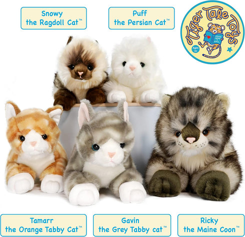 VIAHART Puff The Persian Cat | 13 Inch Stuffed Animal Plush | by TigerHart Toys...