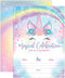 Your Main Event Prints Unicorn Birthday Invitation - Rainbow Unicorn Party Invite - 20 Fill-In Style - Envelopes Not Included...