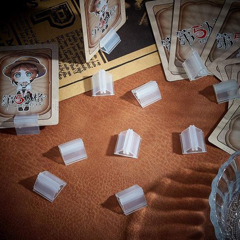48 Pieces Clear Game Card Stands Holders for DIY Board Game Party Favor...