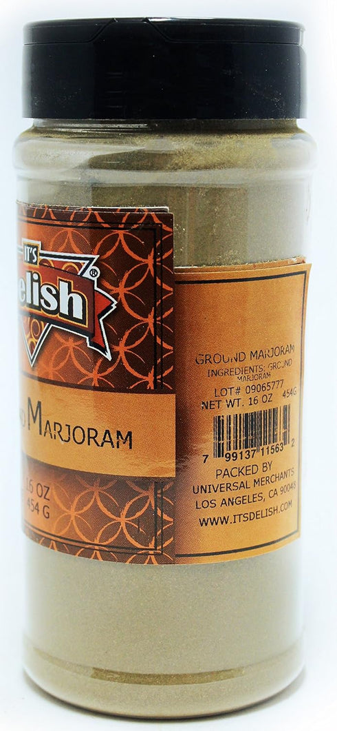 Ground Marjoram by Its Delish, 4 Oz. Medium Jar...