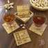 Totally Bamboo Arizona State Puzzle 4 Piece Bamboo Coaster Set with Case...