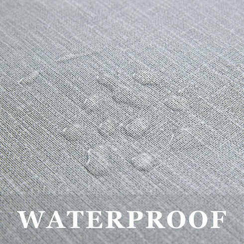 NLMUVW Round Vinyl Tablecloth with Elastic Edge Flannel Backing, Fitted PVC Table Cloth Waterproof Wipe Clean Table Cover for Picnic Party Outdoor...