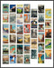 Posterizer 1 pcs-Miniature Vintage Travel Posters- Mexico-Greece-Japan-Holiday Poster Collection-Gift for Men Women Entrepreneur Teens - UNFRAMED ...