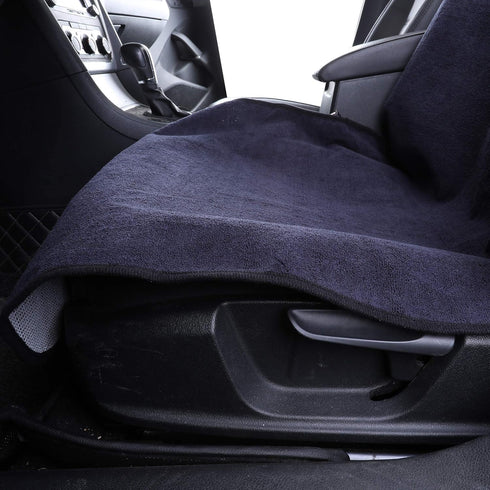 Sweat Towel Seat Cover for Gym Workout,Running, Beach Swimming,Outdoor Water Sprots,Bucket Seat Protector,Anti-Slip,Dark Blue (Z-1PCTOWEL)...