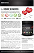 INNOTECH Nutrition L-Lysine Powder 300 g (Pure L-Lysine)...