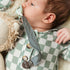 Ali+Oli Linen Strap Pacifier Clip (Forest) Set of 3 (10" x 1") Baby Pacifier Holder for Newborn Pacifiers & Teethers, Binky Clips, Silicone-Free P...