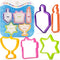 The Dreidel Company Hanukkah Shaped Cookie Cutters (5) - Menorah, Dreidel, Maccabee, Star of David, Maccabee Shield (Single)...
