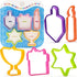 The Dreidel Company Hanukkah Shaped Cookie Cutters (5) - Menorah, Dreidel, Maccabee, Star of David, Maccabee Shield (Single)...