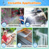 AUTOMAN Full Size Garden Hose Nozzle, High Pressure Pistol Grip Water Nozzle Sprayer with Threaded Front, Adjustable Spray Water Flow for Washing ...