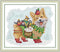 CROSSDECOR Stamped Cross Stitch Kits,Animals Counted Cross-Stitch Needlepoint Kits for Beginners,Embroidery Kit Arts and Crafts for Home Wall Deco...