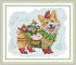 CROSSDECOR Stamped Cross Stitch Kits,Animals Counted Cross-Stitch Needlepoint Kits for Beginners,Embroidery Kit Arts and Crafts for Home Wall Deco...