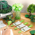 20 Set St Patrick's Day Pens Bulk Shamrock LED Light up Pens Four Leaf Flashing Green Black Ink Clover Rollerball Ballpoint Pen with Card for Scho...