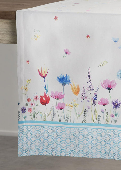 Maison d' Hermine Table Runner 100% Cotton Double Layer Table Runners 72 inches Long Decorative for Home Kitchen Dining Party Wedding Bridal Showe...