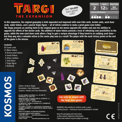 Thames & Kosmos Targi Expansion | Two-Player Game | Strategy Board Game | Expansion for Award-Winning Game Targi | from Kosmos Games...