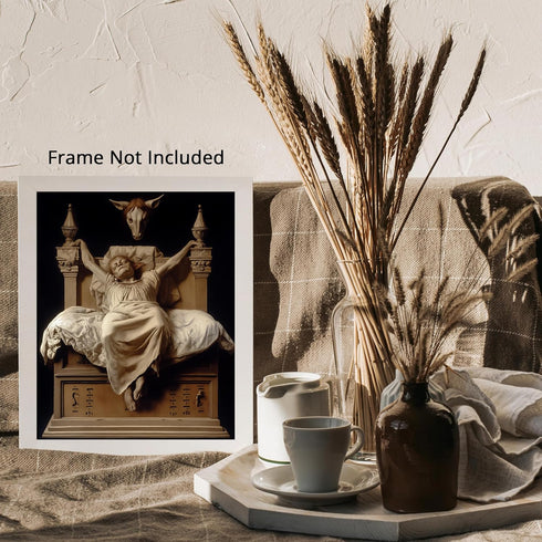 Posterizer 1 pcs-eerie spooky hunting scary scene-for horror movie fans 4-Gothic Art Gift for Art Lovers Living Room Bedroom Decor- unframed wall ...