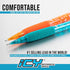 Pentel ICY Mechanical Pencil, (0.9mm), Tinted Orange Barrel, 12 pack (AL29TF)...