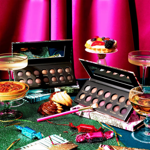 LAURA GELLER NEW YORK The Delectables 14 Multi-Finish Baked Eyeshadows Champagne Cheers...