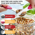 Spring Chef Pink Stainless Steel Magnetic Measuring Spoons Set of 8 with Leveler, Dual Sided Teaspoon & Tablespoon Measuring Set for Dry and Liqui...