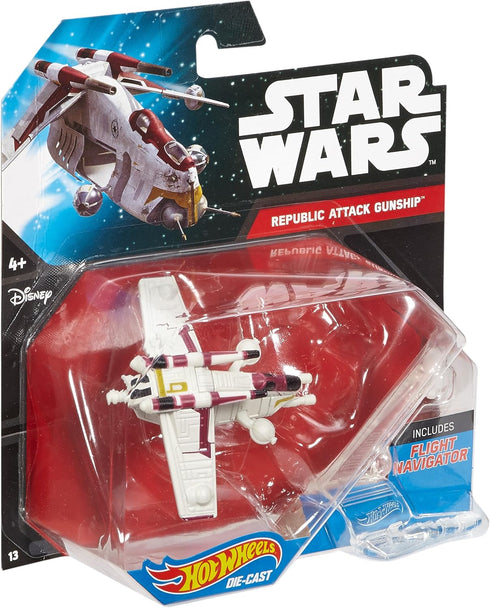 Hot Wheels Star Wars Starship Republic Gunship Vehicle...