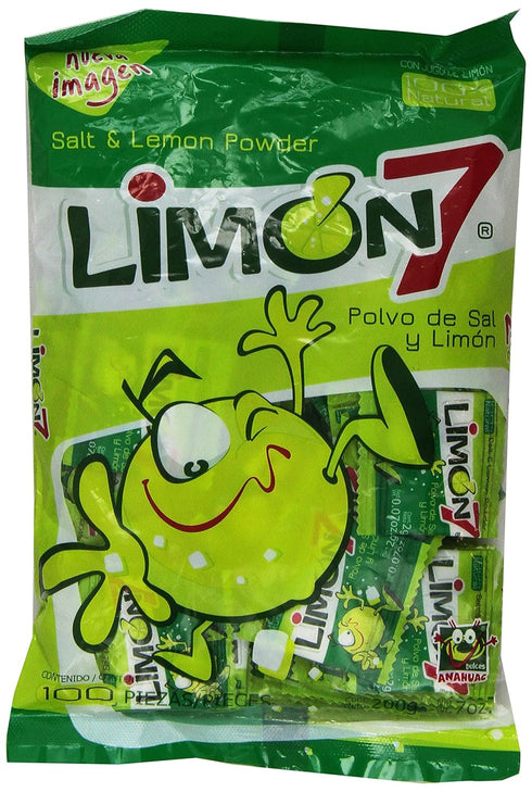 Limon 7 Salt & Lemon Powder Mexican Candy by Anahuac, 0.5 pounds...