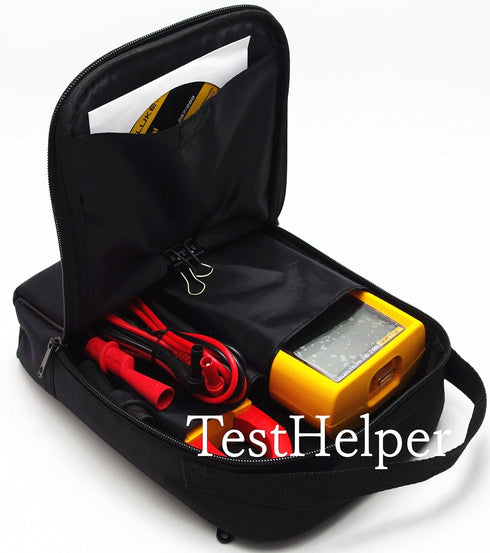 KCH20 Big Size Soft Carrying Case Use For Handheld Multimeter,Phase Indicator,Thermometer, Calibrator,Clamp meter,Network,Process Meter, Combo Kit...