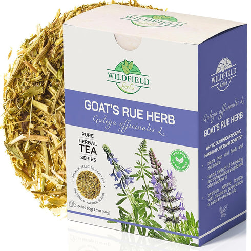 24 bags Goat’s Rue Goat's Goats Rue Herb Tea (Galega officinalis L.) - 24 Count 2g Tea Bags Goats Rue Herbal Tea french lilac ruda de cabra...