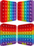 Alphabet Pop Fidget Toy Letters ABC Numbers Learning and Educational Toys Square Sensory Toys Popper Games Gifts for Kids ADHD Autism 2 Packs Doub...