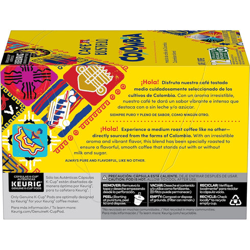 Café Bustelo Colombian Blend Coffee, 12 Keurig K-Cup Pods...